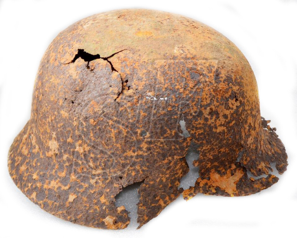 German helmet M40 from village Olovka