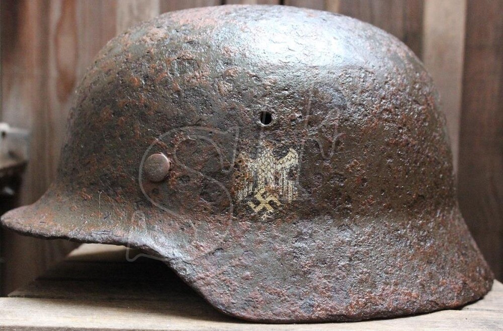 German helmet М40 from Tver region