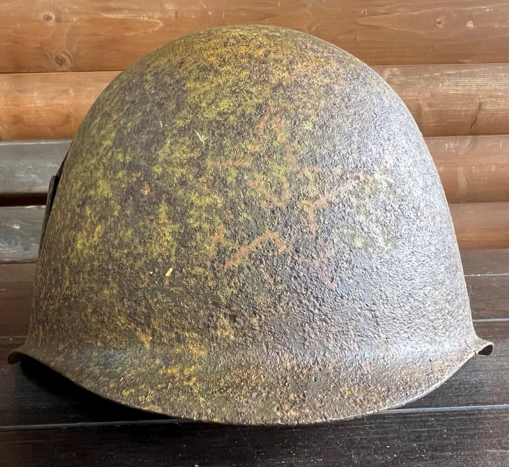 Soviet helmet SSh39/ from Stalingrad