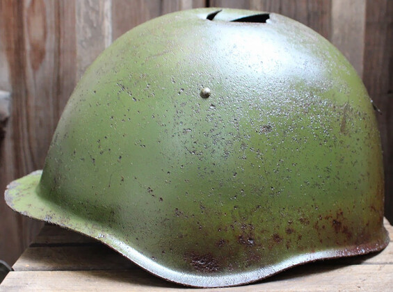Soviet helmet SSh39 / from Karelia