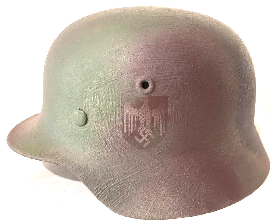 Restored Wehrmacht helmet M40