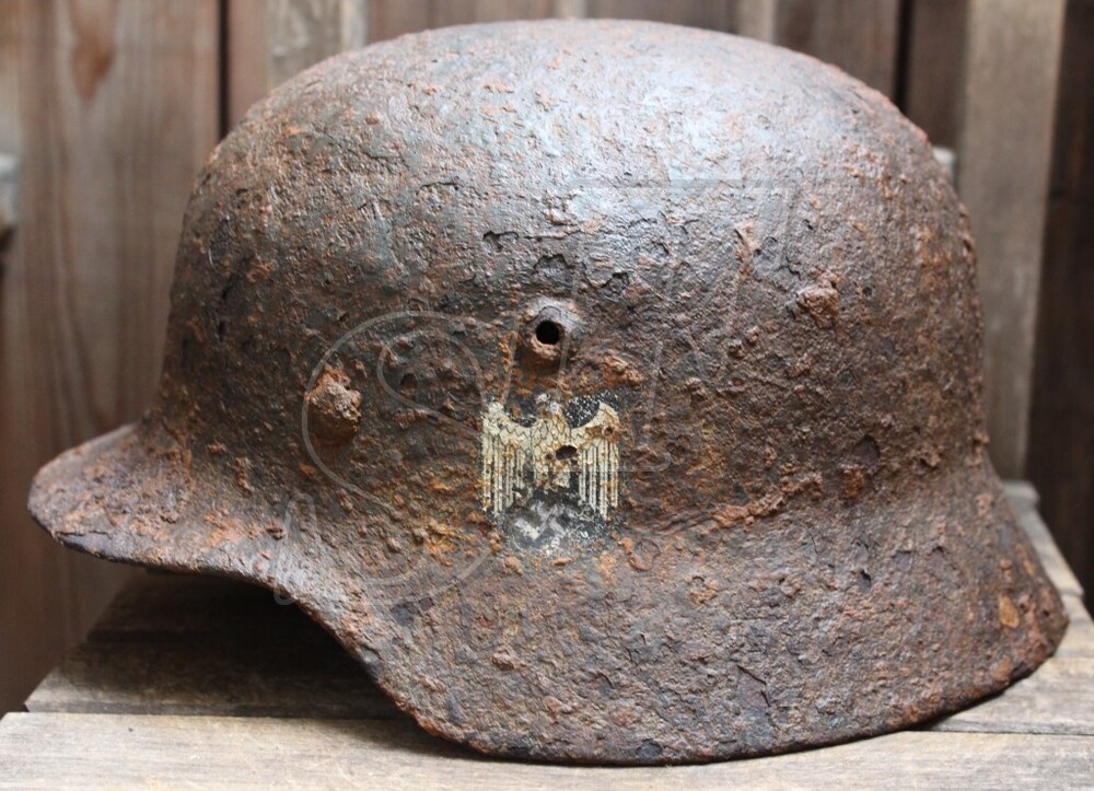 German helmet М40 from Kaluga