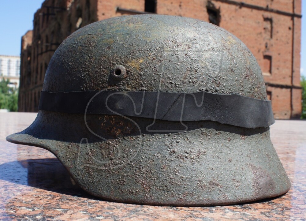 German helmet М35 from Stalingrad