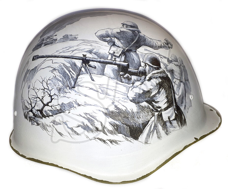 Soviet helmet SSh-40 / Restoration