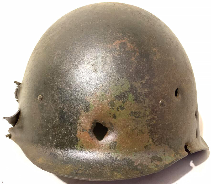 Soviet helmet SSh40 / from Karelia