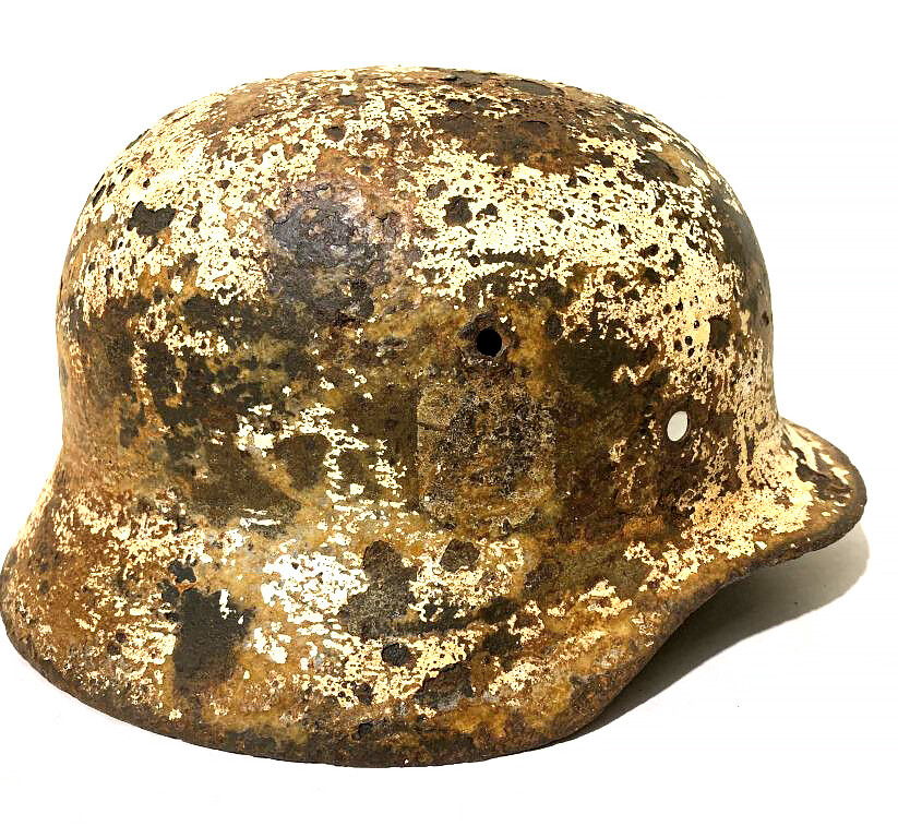 Restored Waffen SS helmet M35
