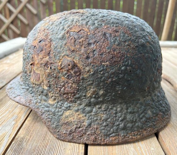 German helmet / from Stalingrad