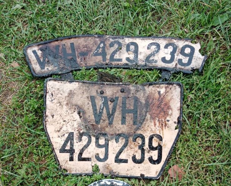 Vehicle registration plates