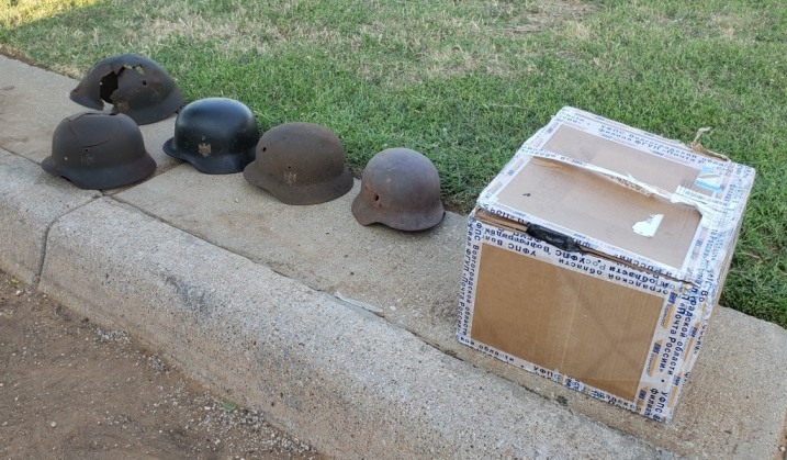 Milo's helmets
