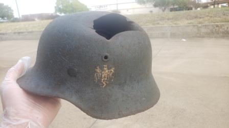 Helmet had been received !!!! Thank you = ) Very nice battle damaged helmet !!!!!!