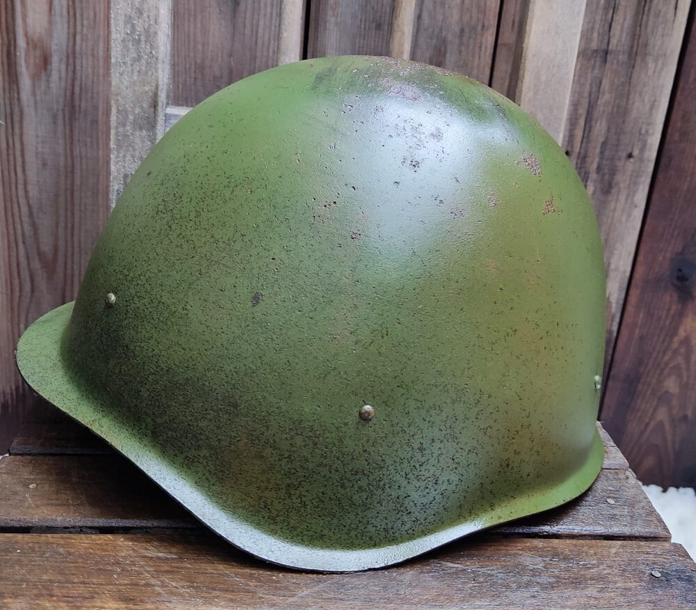 Soviet helmet SSh40 / from Stalingrad