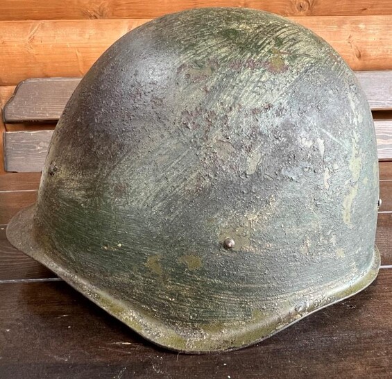 Soviet helmet Ssh40 / from Stalingrad