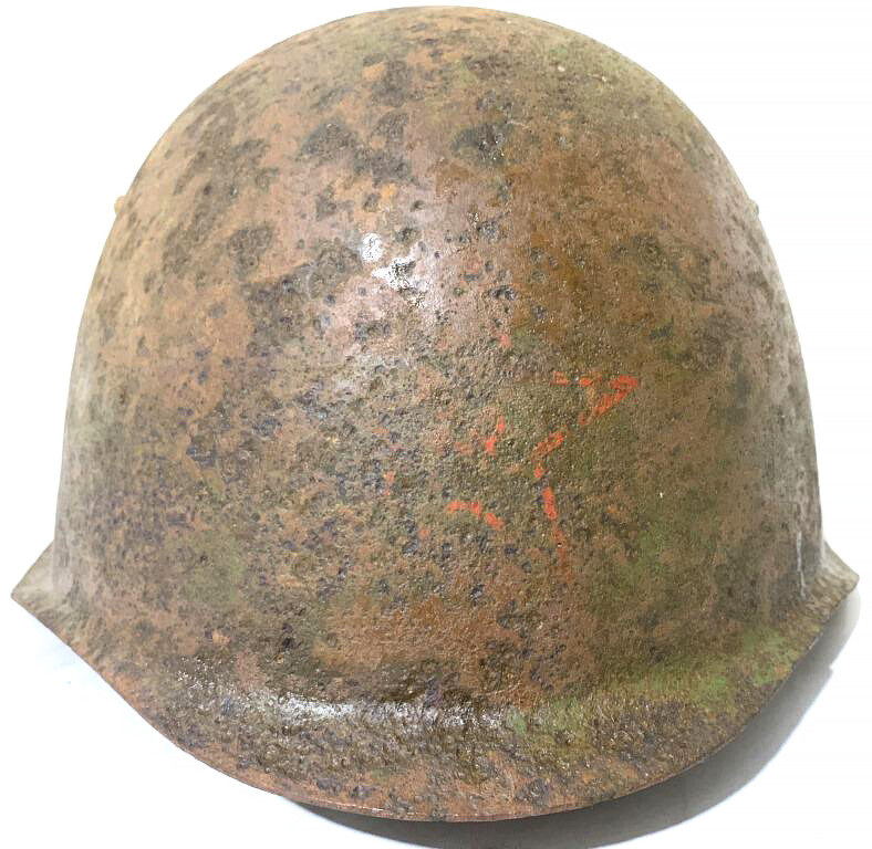 Soviet helmet SSh39 / from Stalingrad