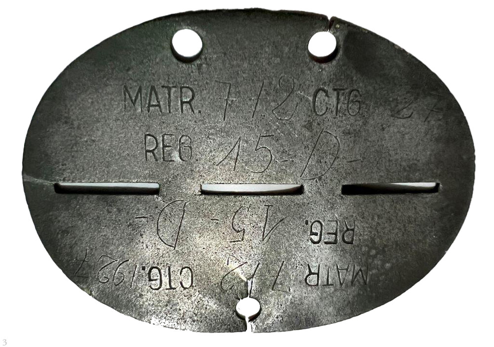 Romanian dogtag / from Stalingrad