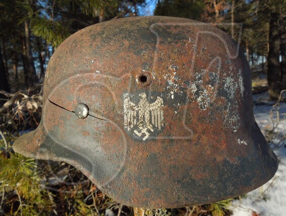 Helmet M40, Wehrmacht / from Stalingrad