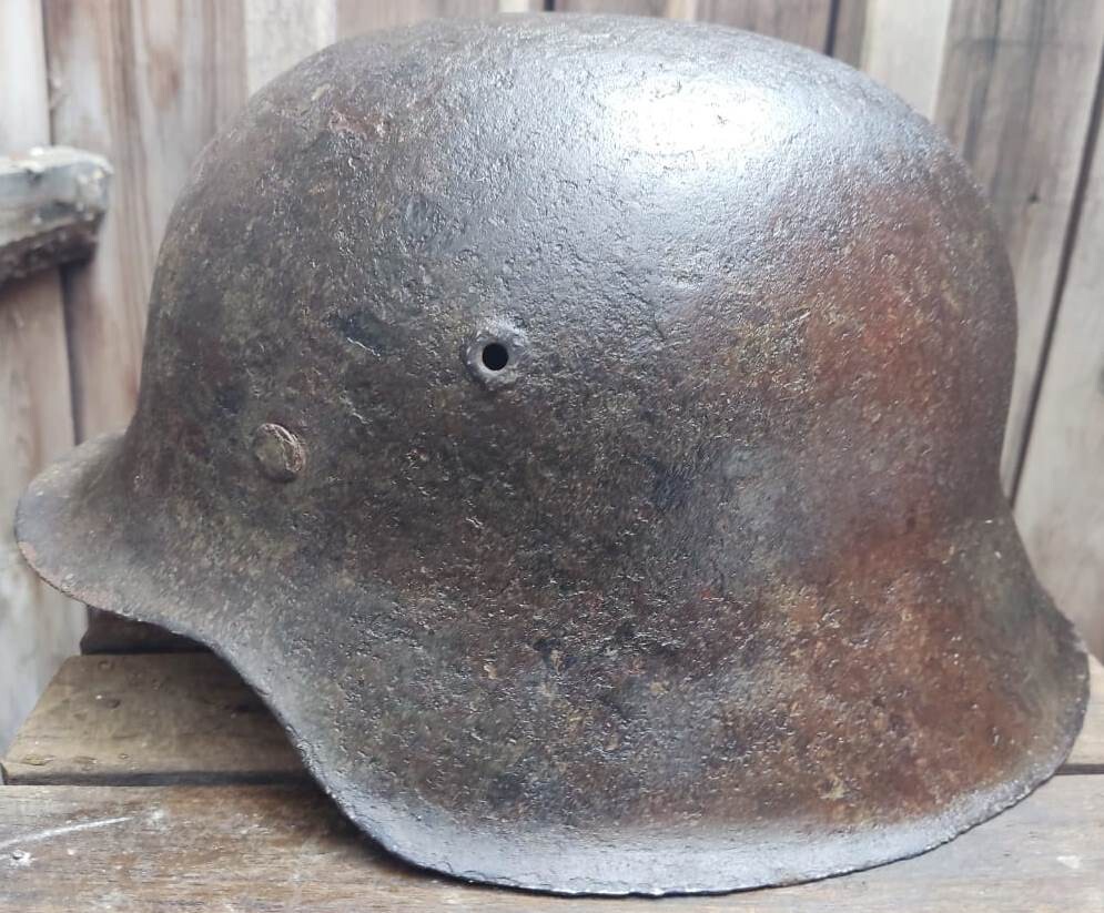 German helmet M42 / from Konigsberg