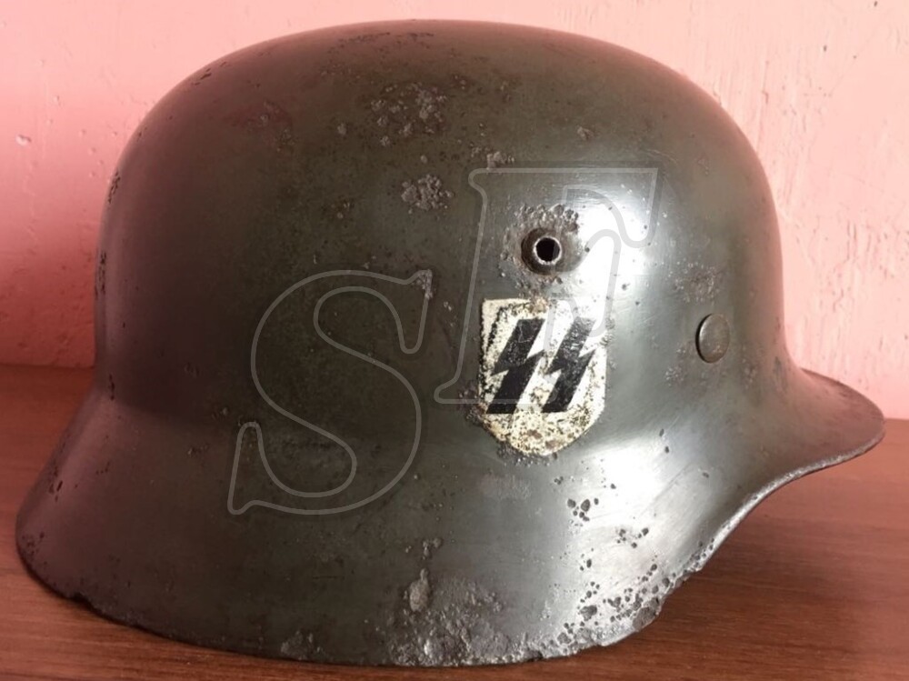 German helmet M35 from Demyansk Pocket