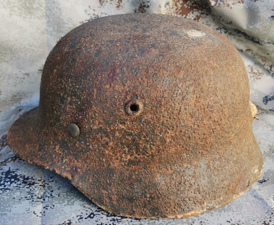 German helmet M40 / from Pskov