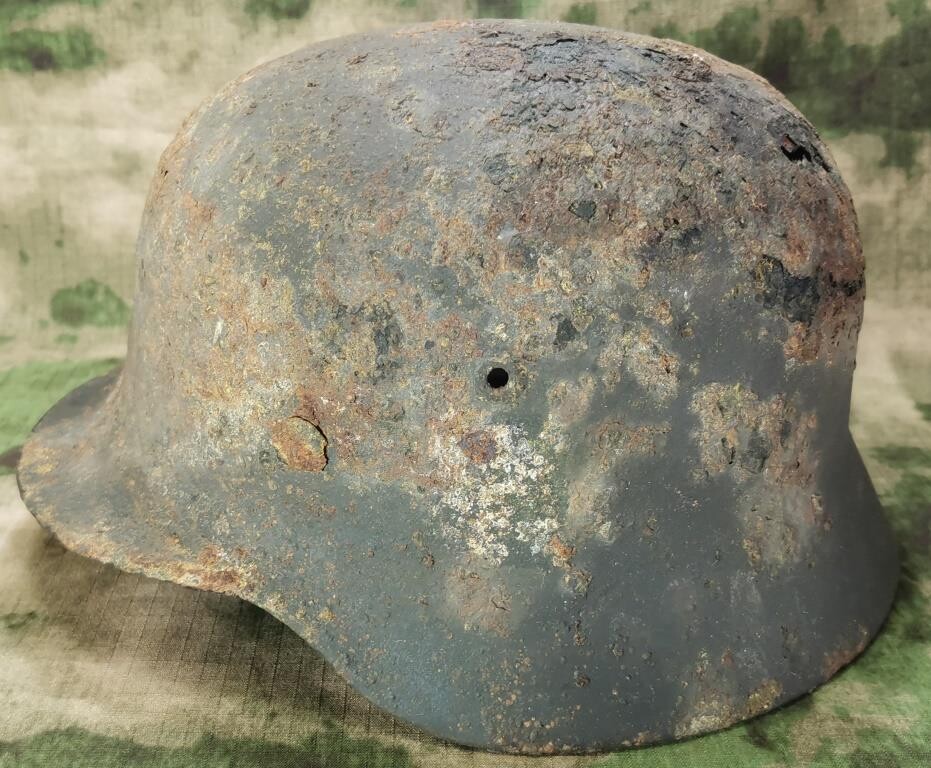 German helmet M40 / from Stalingrad