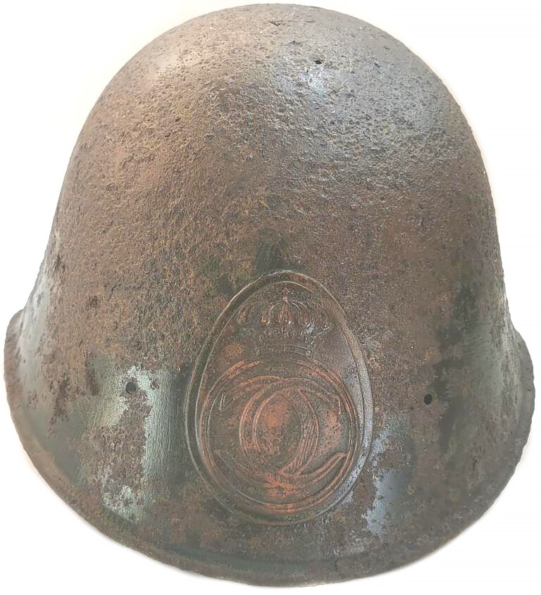 Romanian helmet / from Stalingrad