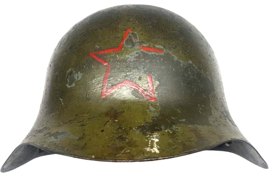 Soviet helmet SSh36 / from Leningrad