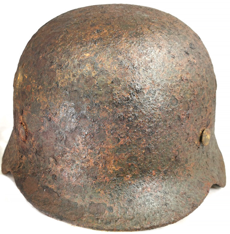 German helmet M35 / from Stalingrad