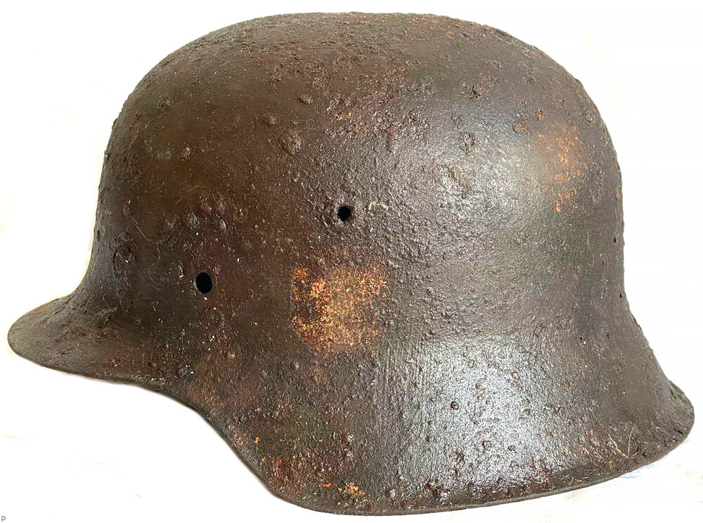 German helmet M42 / from Karelia