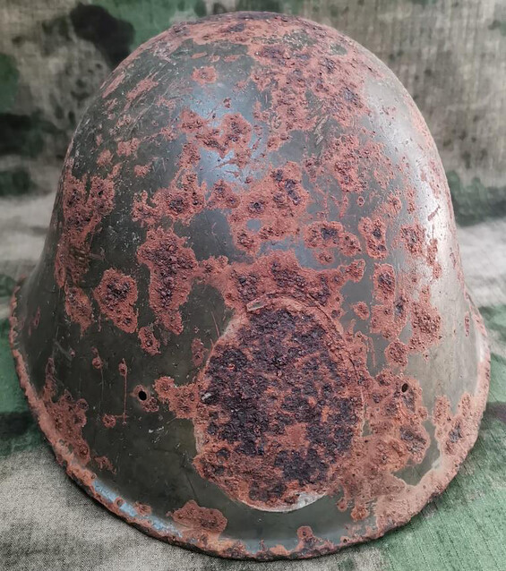 Romanian helmet / from Stalingrad
