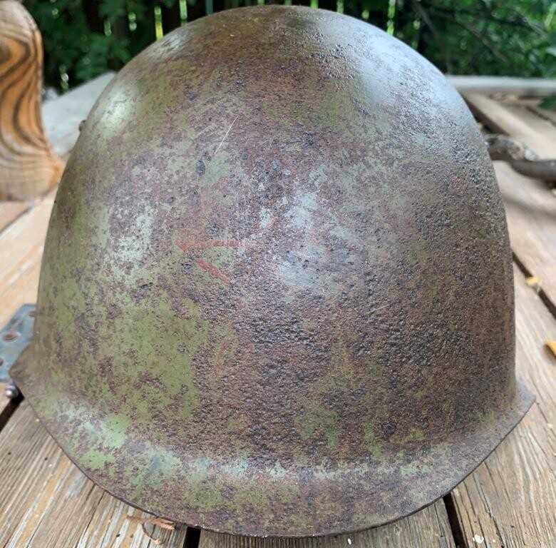 Soviet helmet SSh39 / from Stalingrad