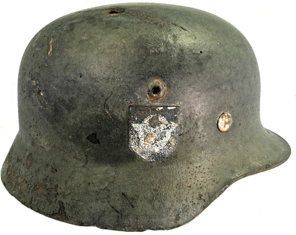 Ordnungspolizei helmet M35 DD / from Kursk