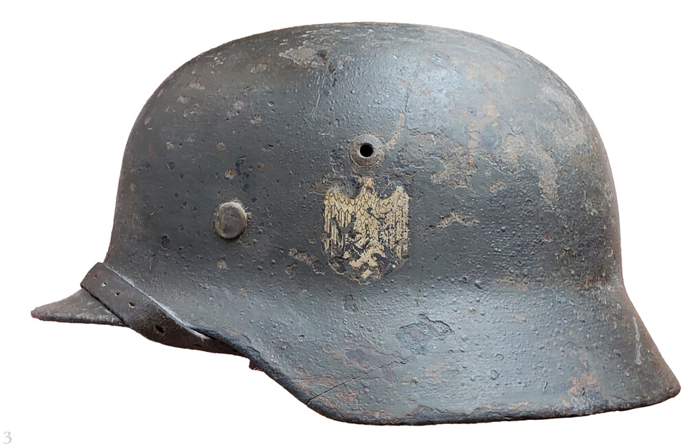 Wehrmacht helmet M35 / Demyansk pocket