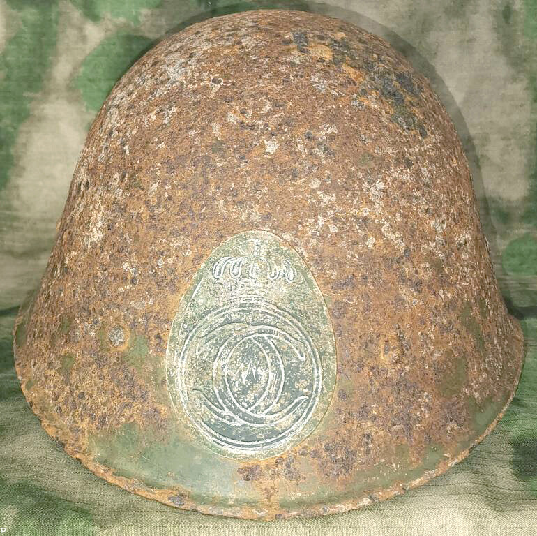 Romanian helmet / from Stalingrad
