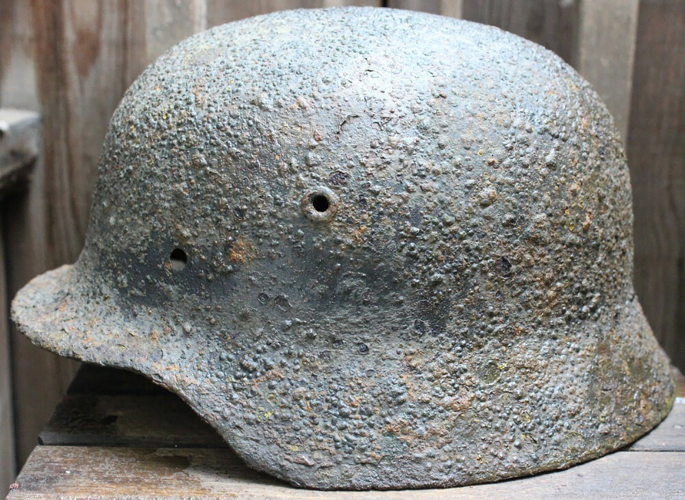 German helmet M40 / from Belarus