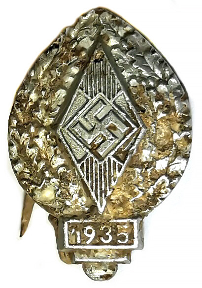 1935 Hitler youth Sports Festival Badge / from Zimmerbude