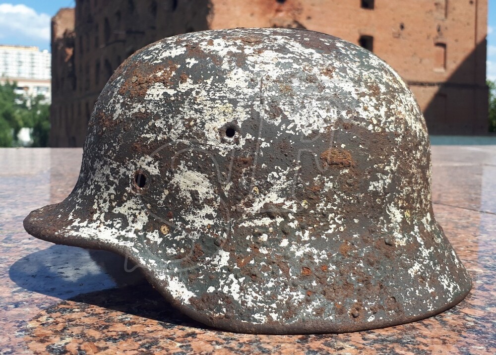 German helmet М40 from Stalingrad