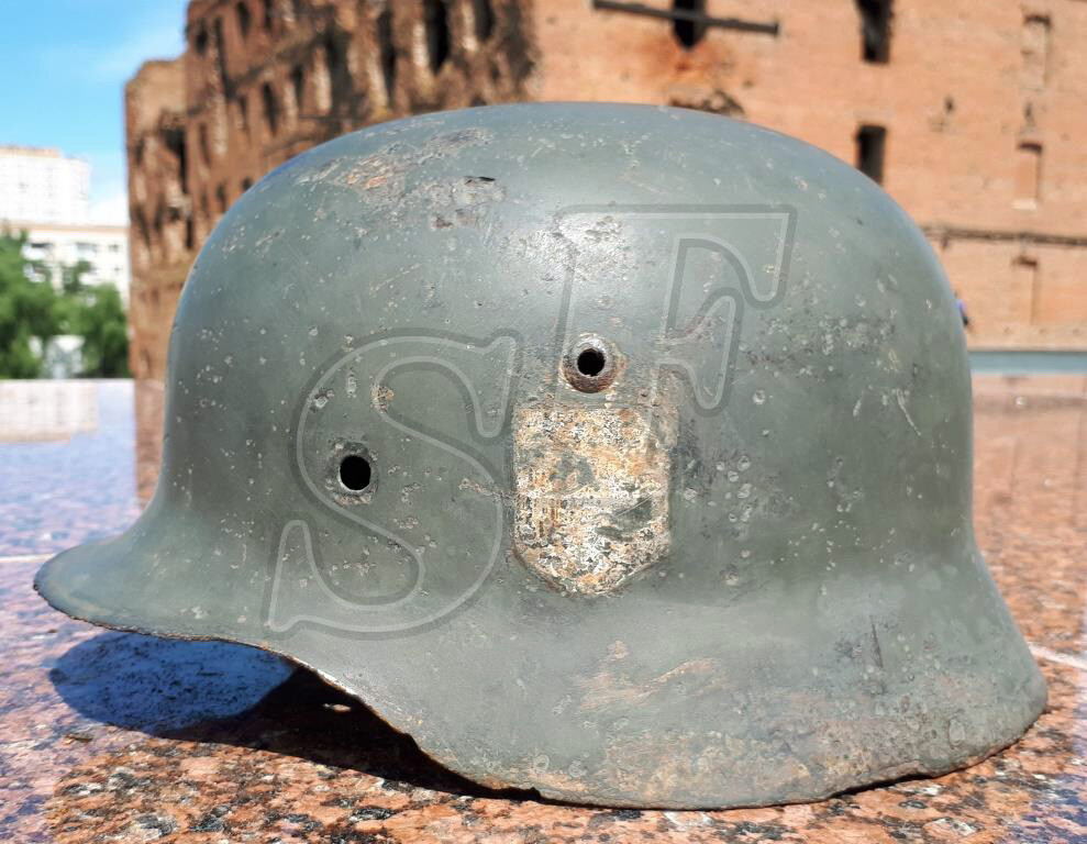 German helmet М35 from Stalingrad
