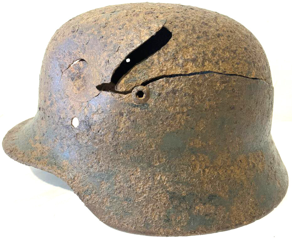 German helmet M35 / from Stalingrad