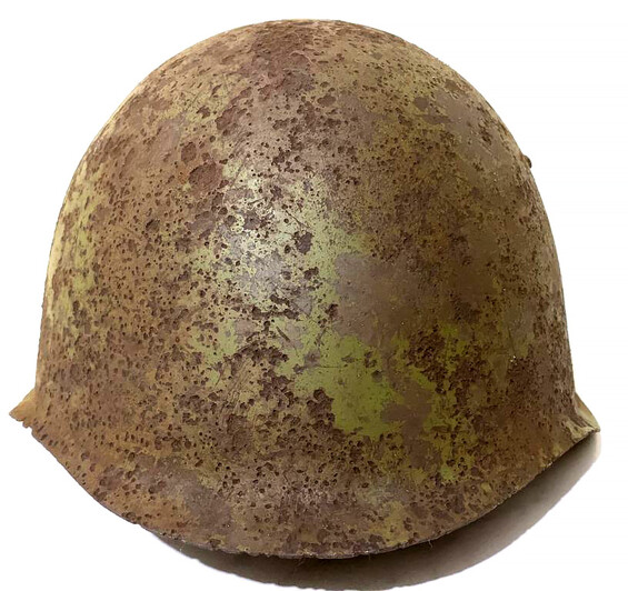 Soviet helmet SSh39 / from Stalingrad