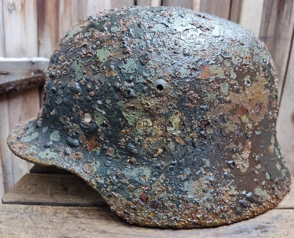 Wehrmacht helmet M35 DD / from Konigsberg