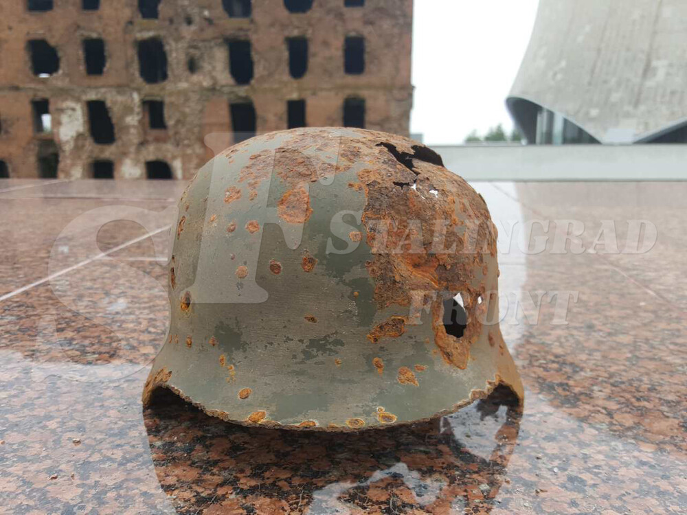 Steel helmet M35 village of Maxim Gorky