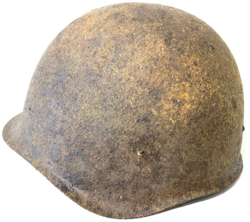 Soviet helmet SSh40 / from Stalingrad