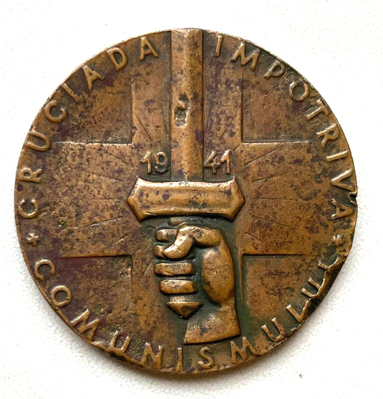 1941 Romanian Eastern Front “Crusade Against Communism” Medal / from Stalingrad