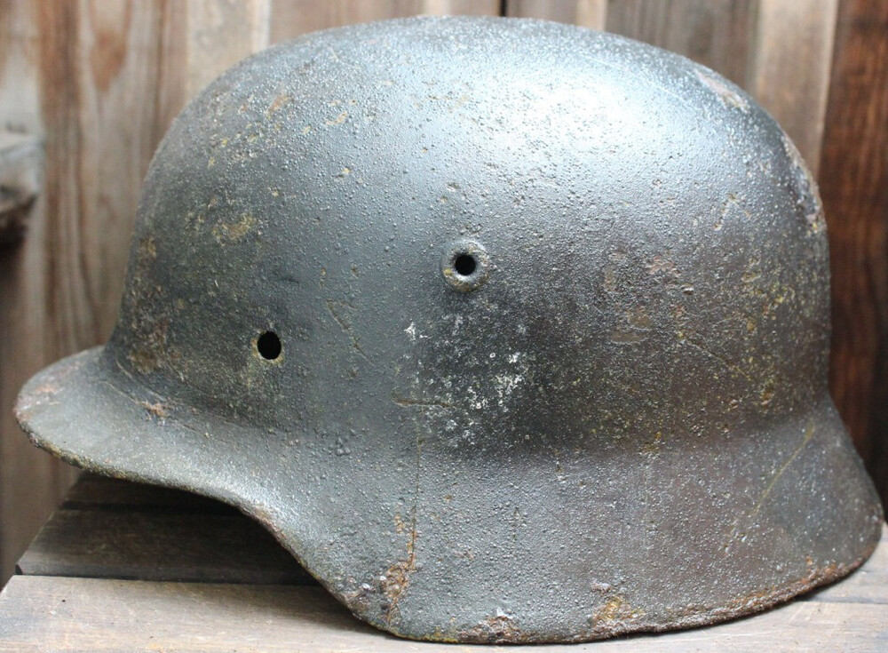 German helmet M40 / from Koenigsberg