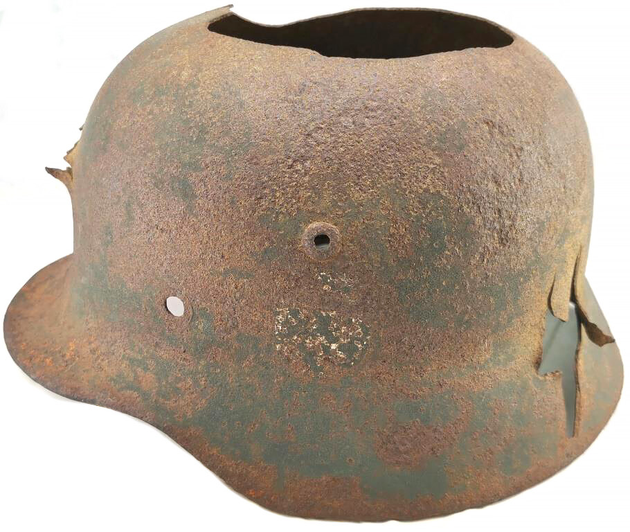 German helmet M35 / from Novgorod