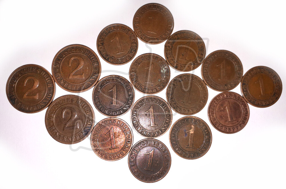 A set of coins of 3 Reich from Rossoshka #2