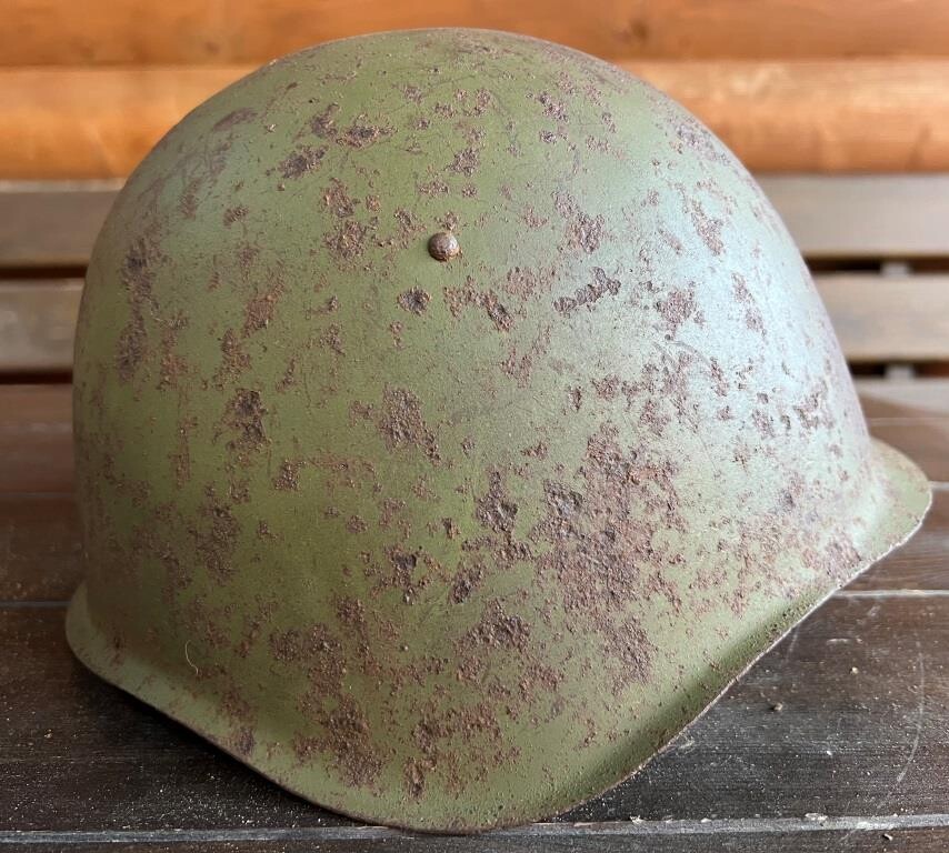 Soviet helmet SSh39 / from Stalingrad