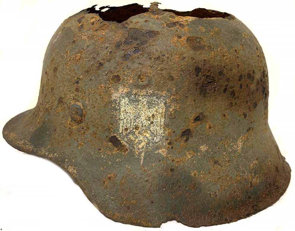 Wehrmacht helmet M42 / from Konigsberg