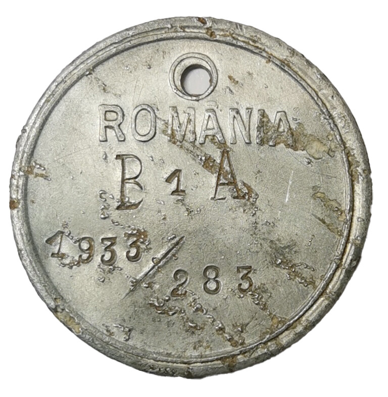 Romanian dogtag / from Stalingrad