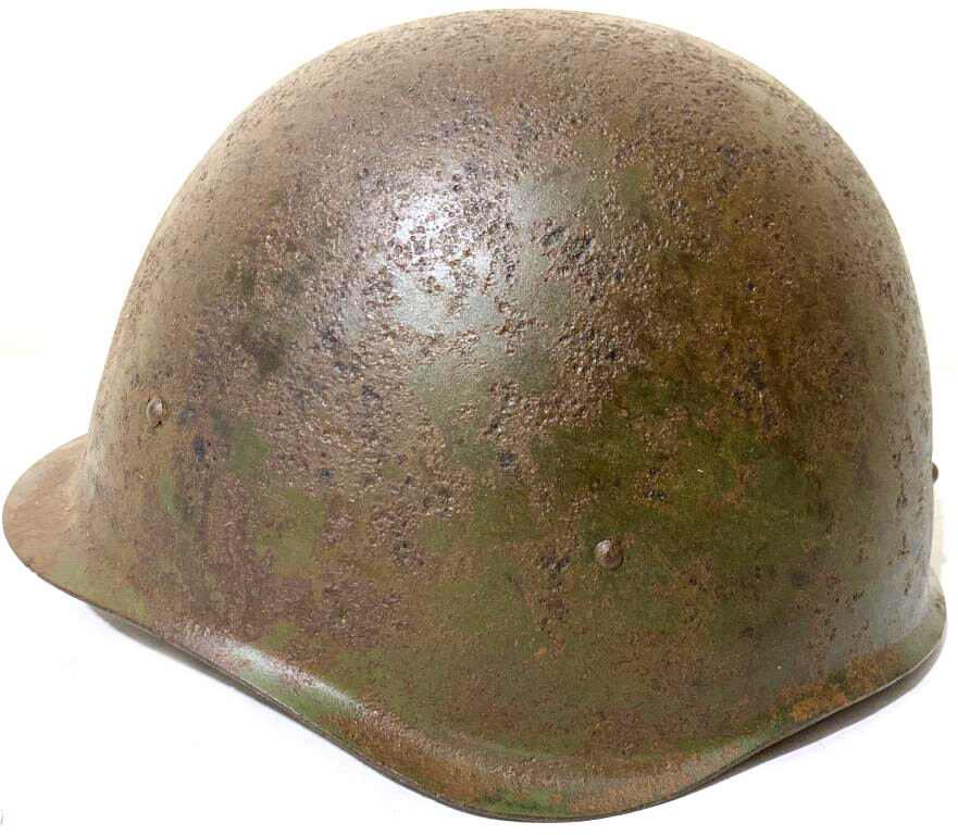 Soviet helmet SSh-40 / from Stalingrad