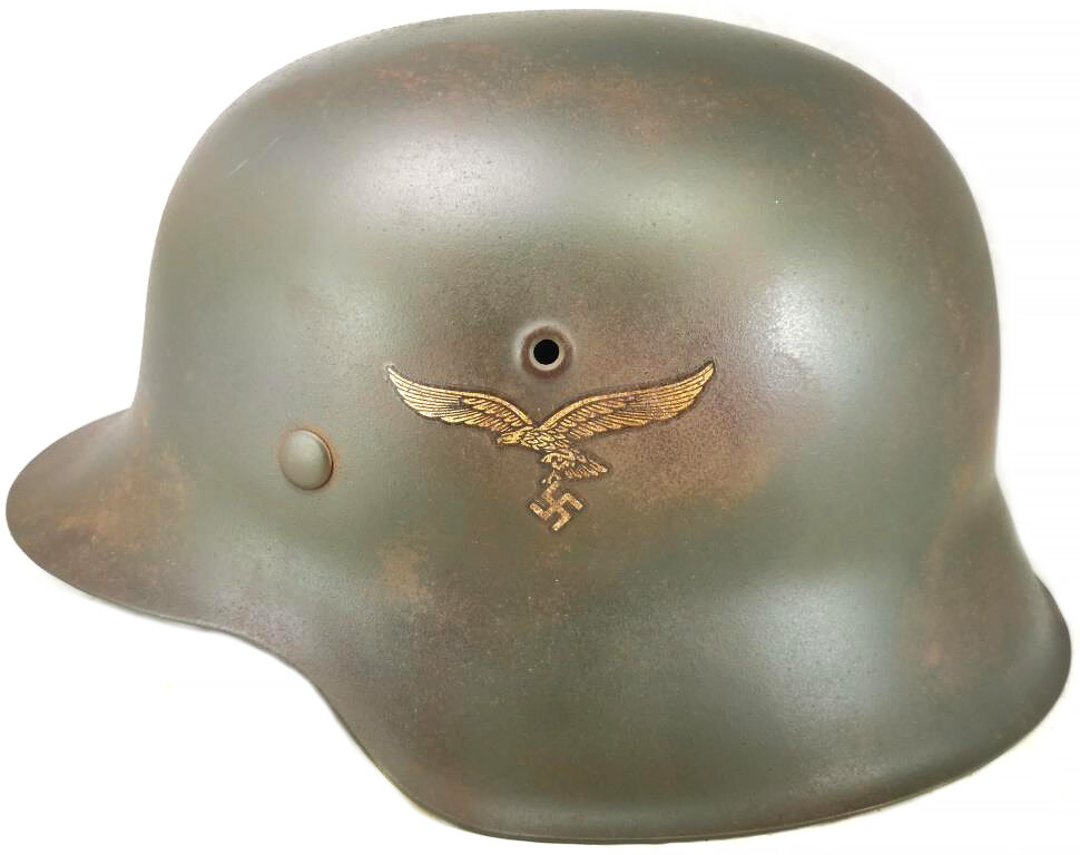 Restored German helmet M42, Luftwaffe